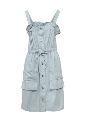 LOST INK   PIKA TIE WAIST DENIM DRESS